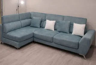 Sofá Chaiselongue Azul