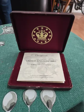 Colección Monedas Prueba Reino Unido 2002