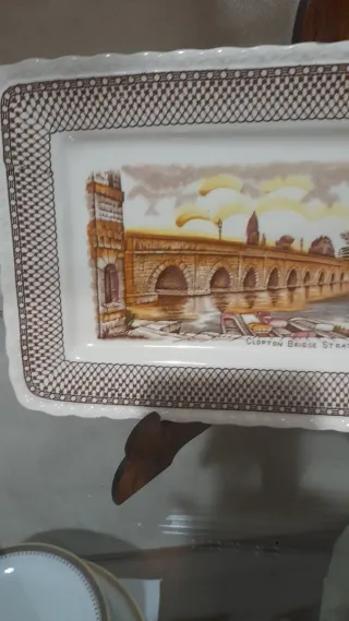 Vassoio porcellana Clopton Bridge Stratford