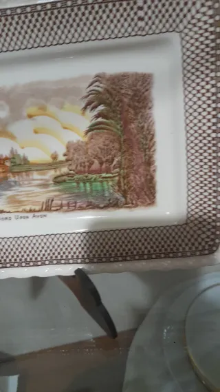 Vassoio porcellana Clopton Bridge Stratford