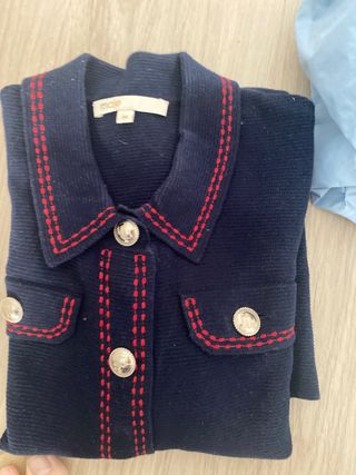 Vestido Maje azul con botones