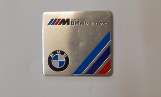 Chapa BMW M Motorsport Adhesiva