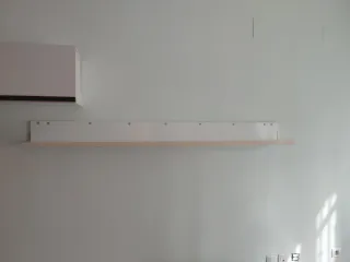 Mueble comedor modular blanco y negro