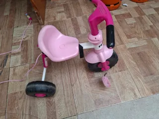 Triciclo infantil rosa
