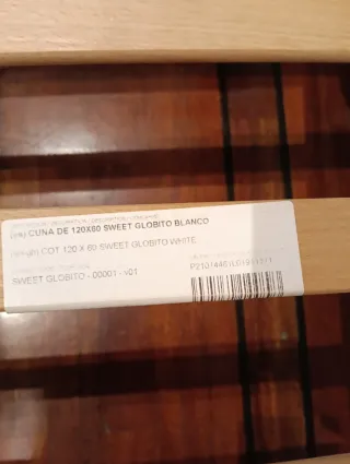 Cuna prestigiosa marca Micuna