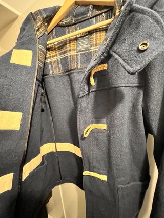 Parka paño azul marino hombre talla L