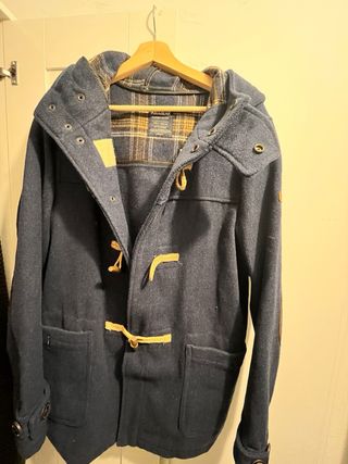 Parka paño azul marino hombre talla L