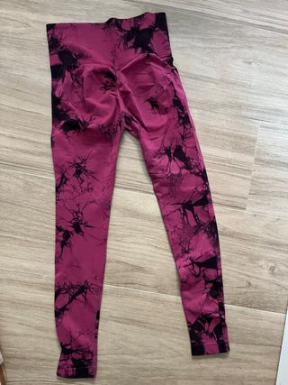 Leggings Tie-Dye Rosa y Negro
