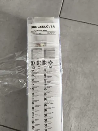 SKOGSKLÖVER 140x195cm Cortina