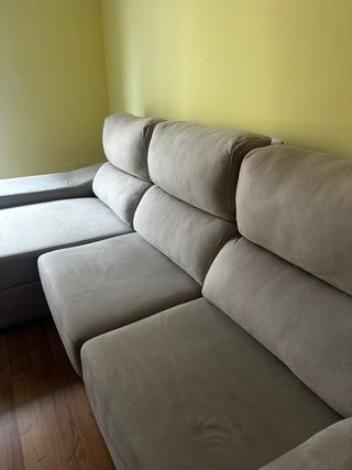 IMPOLUTO Sofá chaise longue  Plazas extraíbles