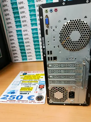 Torre HP i5 9400 Semi-Nueva