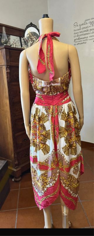 Vestitino estivo allaccio collo con zip