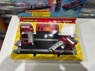 Scalextric Mandos Turbo y Pista Conexiones Plus