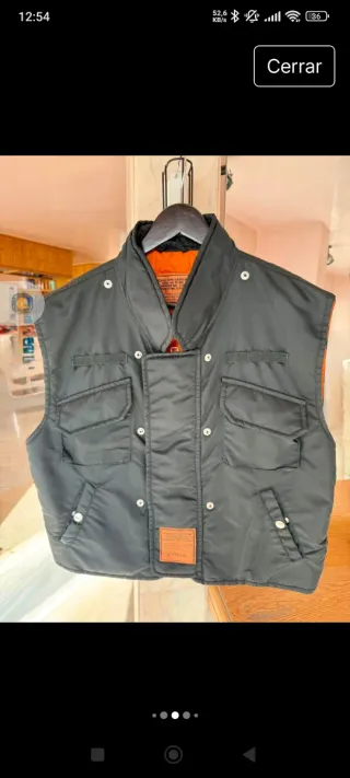 Chaleco Schott Negro