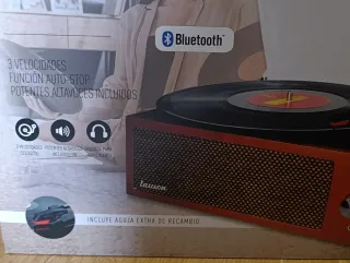 NUEVOO!! Tocadiscos Lauson Vintage con USB