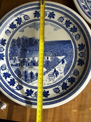 Platos de loza inglesa