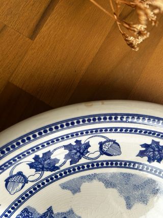 Platos de loza inglesa