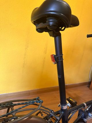 Bicicleta Plegable Negra Connor modelo zippy.