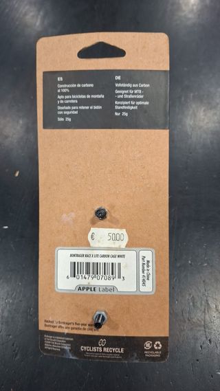 Grade de bidão Bontrager Race X Lite Carbono 25grs