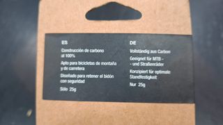 Grade de bidão Bontrager Race X Lite Carbono 25grs