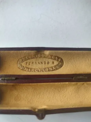 Boquilla para fumar vintage estuche Fernando Barce