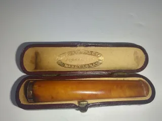Boquilla para fumar vintage estuche Fernando Barce