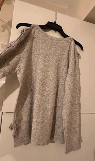 Jersey Ted Baker gris con lazos