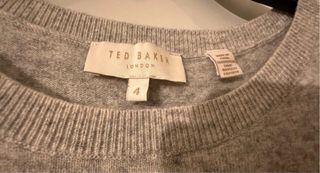 Jersey Ted Baker gris con lazos