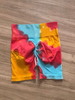 Leggings Tie Dye Cortos Mujer