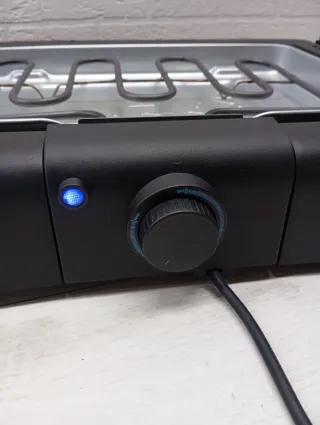 Barbacoa eléctrica negra 2400 w