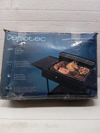 Barbacoa eléctrica negra 2400 w