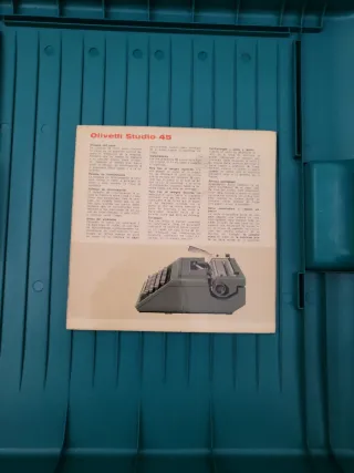 Olivetti Studio 45 Máquina de Escribir