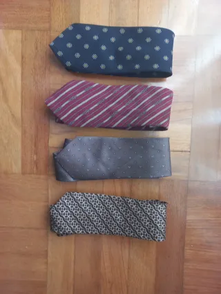 Lote 4 Corbatas Hombre