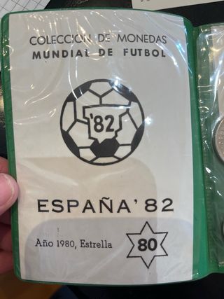 6 Monedas España 82 Mundial Futbol