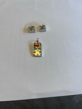 Conjunto Tous Pendientes y Colgante Mosaico