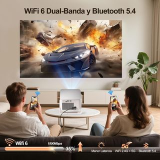 Proyector Magcubic WiFi y Bluetooth