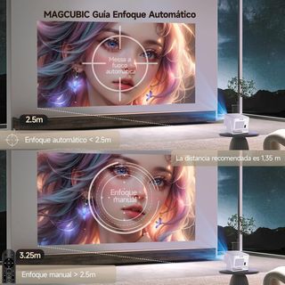 Proyector Magcubic WiFi y Bluetooth