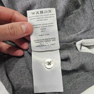 Polo North Sails uomo L grigio manica lunga