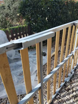 Somier individual madera y metal de 200 x 90cm