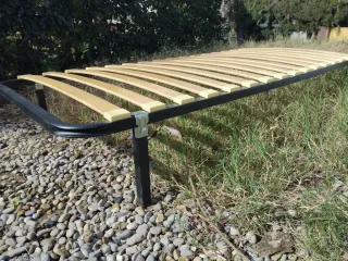 Somier individual madera y metal de 200 x 90cm