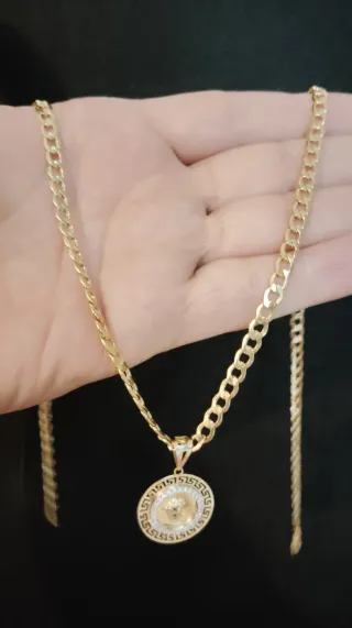 Cadena oro 18 BARBADA NUEVA FABRICACIÓN