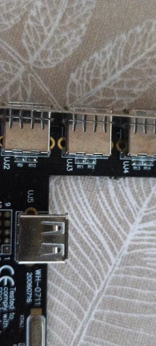 Placa PCI con 4 Puertos USB VIA