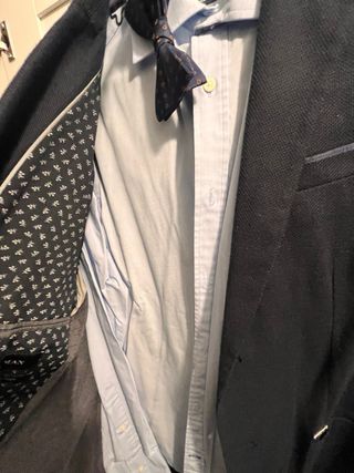 Americana Zara Azul Marino Casual