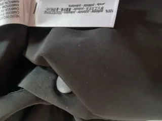 Camisa Zara negra botones clip sin estrenar