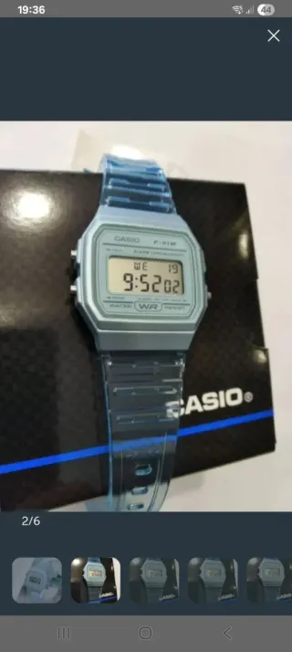 2 CASIO F-91W SKELETON (EDICION LIMITADA)