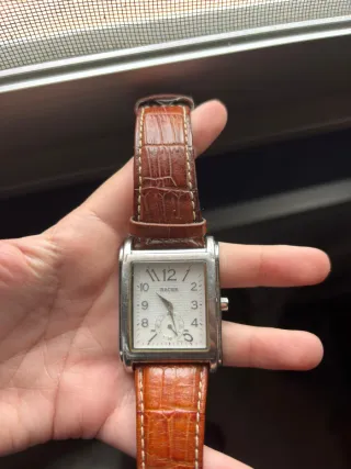 Reloj Racer com Correa Marrón de Cuero para Hombre