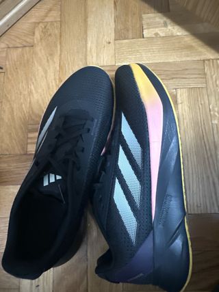 Tenis Adidas Deportivos Negros y Rosas