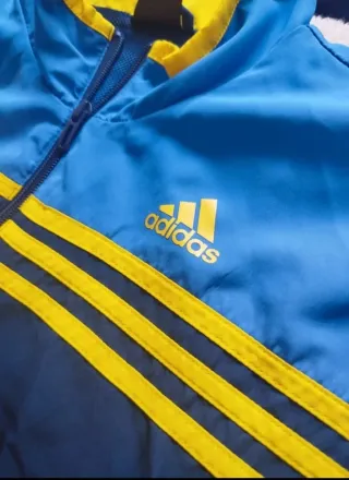 Chándal Adidas azul y amarillo