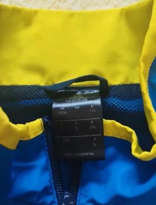 Chándal Adidas azul y amarillo