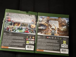 2 Juegos LEGO Xbox One: Jurassic World y Marvel